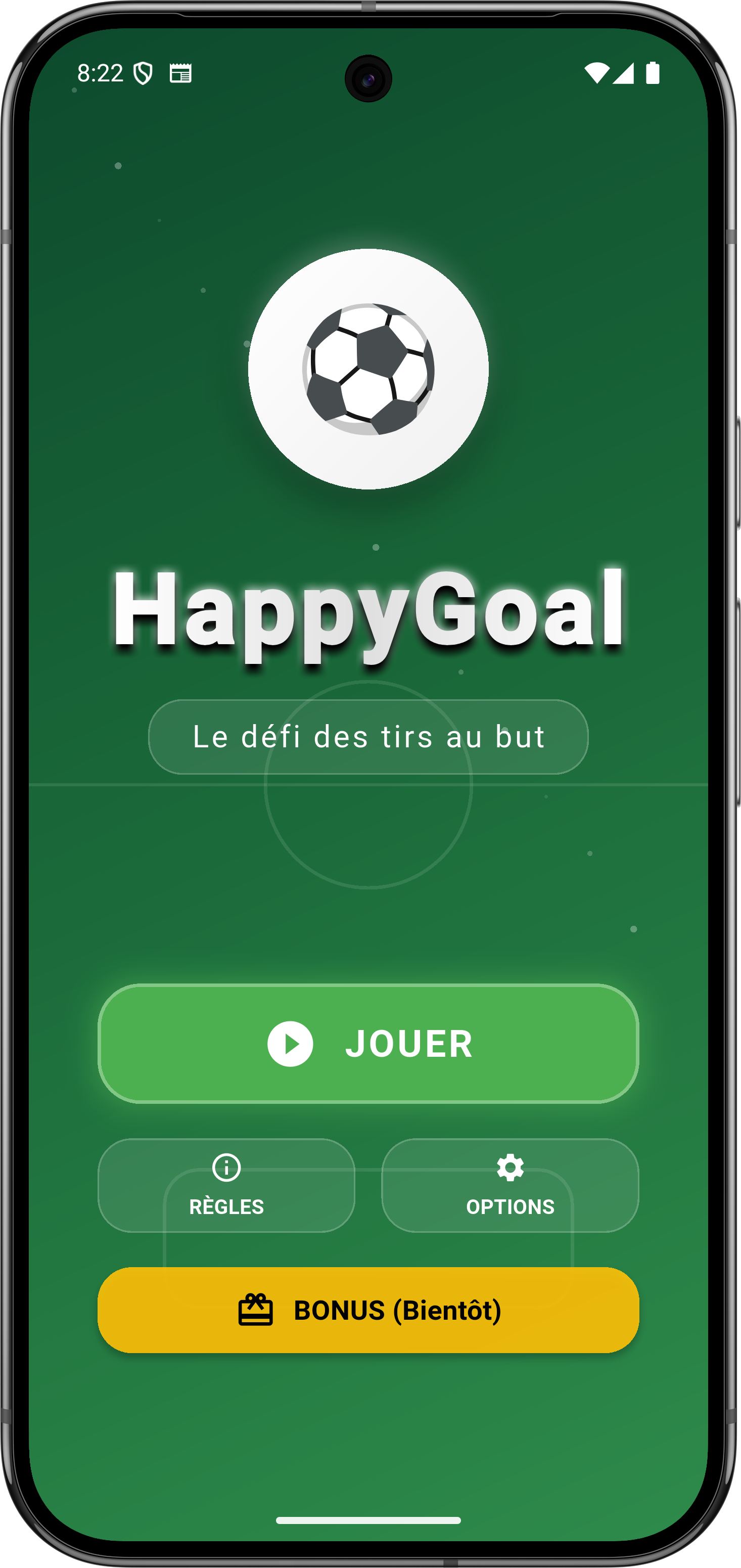 Capture d'écran HappyGoal 1