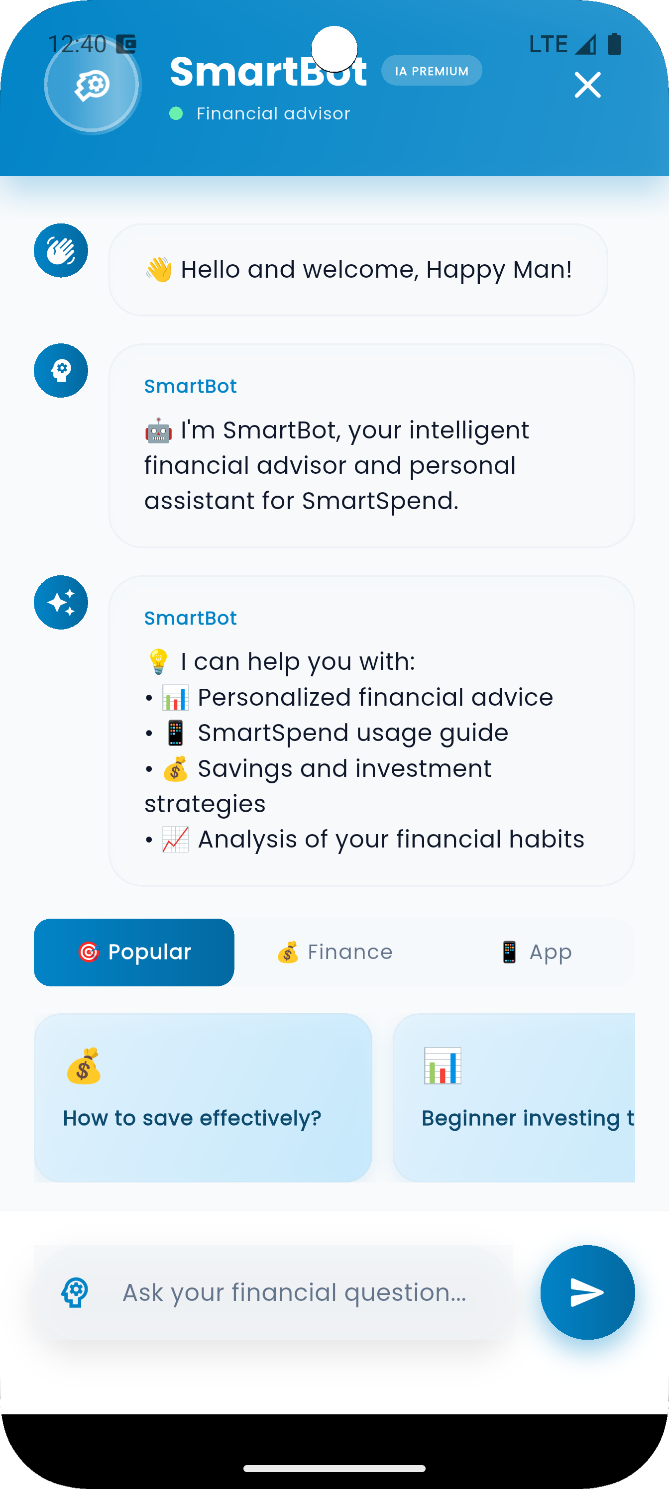 SmartSpend - IA